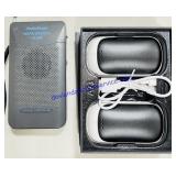 Radio Shack Weather Radio and Hand Warmers