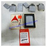 5 Zippo Lighters