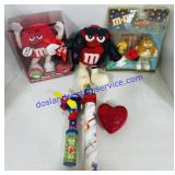 M&M Nightlight, Window Suction Cup Plush & Candy