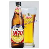 Amstel Beer Metal Sign 23 x 14"