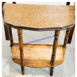 Wooden End Table 11x22x24"