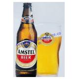 Amstel Beer Metal Sign 23 x 14"