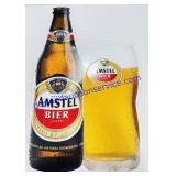 Amstel Beer Metal Sign 23 x 14"