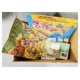 Lot of Vintage Puzzles & Children