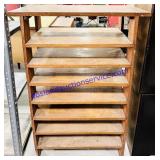 Wooden Small Multiple Shelving Unit 12x30x43"