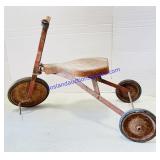 Vintage Metal Childs Tricycle 26 x17"