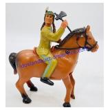 Vintage Wild West Native Indian Wind Up Toy