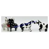 2 Ceramic Westland S&P Shaker Horse Sets