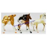 3 Small Breyer Toy Horses