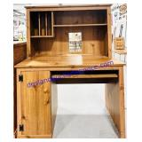 Pressboard & Veneer 2 Tier Desk (56x20x43")