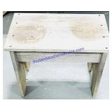 Antique Wooden Outdoor Side Table (22x12x19")
