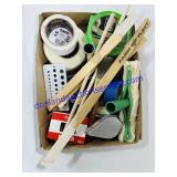 Painting Tape, Mixing Sticks & other