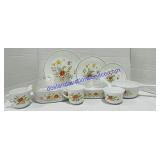 Vintage Corning Wildflower Dish Set