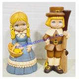 Ceramic Pilgrim Figurines