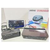 Jaras CD Player and 3 Digital Clocks