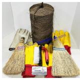 Twine, Gloves, & Brushes