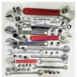 Lot of Wrenches & Sockets