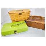 (3) Sewing Baskets (Peterboro Basket)