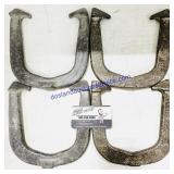 4 Antique Horseshoes