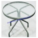 Glass & Metal Outdoor Table (Loose Top,