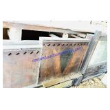 Big Lot of Antique Display Cases & Back Bar