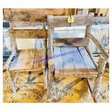 2 Timber Chairs