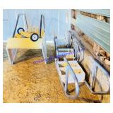 3 Pool Ladders & Rolling Stairs
