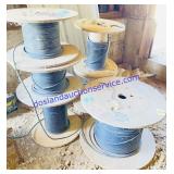 6 Spools of Coaxial Cable