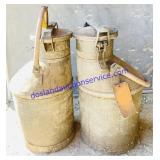 2 Standard Oil Cans