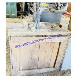 Wooden Workbench & Sheet Metal Crimper Tool