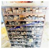 Linotype Printers Cabinet w/ wood blocks