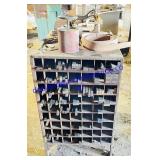 Linotype Printers Cabinet w/ wood blocks