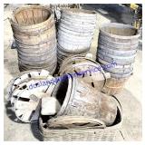 Large Lot of Apple Baskets