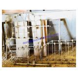 Wraught Iron Single Bed Frame Set