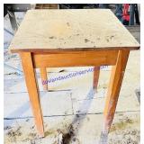 24x24x30" Wooden Table