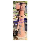 Orange Vertical Bottle Steam Engine