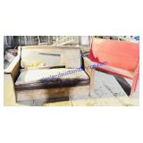 2 Antique Wooden Benches
