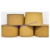 (5) Large Ovate Breyer Lamp Shades