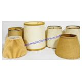 (6) Small Breyer Lamp Shades