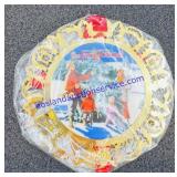 National Farm Journal Brass & Porcelain Ornament