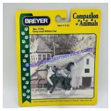 Breyer Companion Animals Grey and White Cat