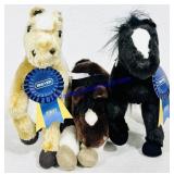 (3) Breyer Plushies