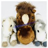 (3) Breyer Plushies