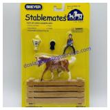 Breyer Stablemates Horse and Rider Set