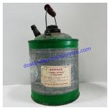 galvanized metal gas can