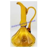 Empoli Hand Blown Amber Glass Pitcher