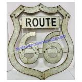 Metal Route 66 Decorative Sign