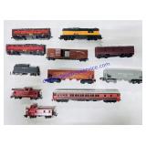 (11) HO Scale Model Train Cars