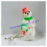 14" Light Up Blow Mould Snowman
