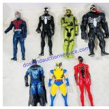 (7) Marvel Toy Action Figures